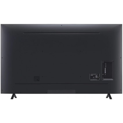 تلویزیون LG 75UQ9000 از نمای پشت و پورت های ورودی و خروجی